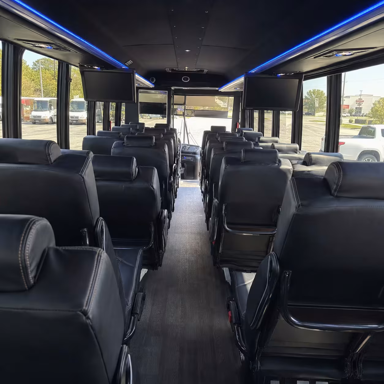 25 passenger minibus inside