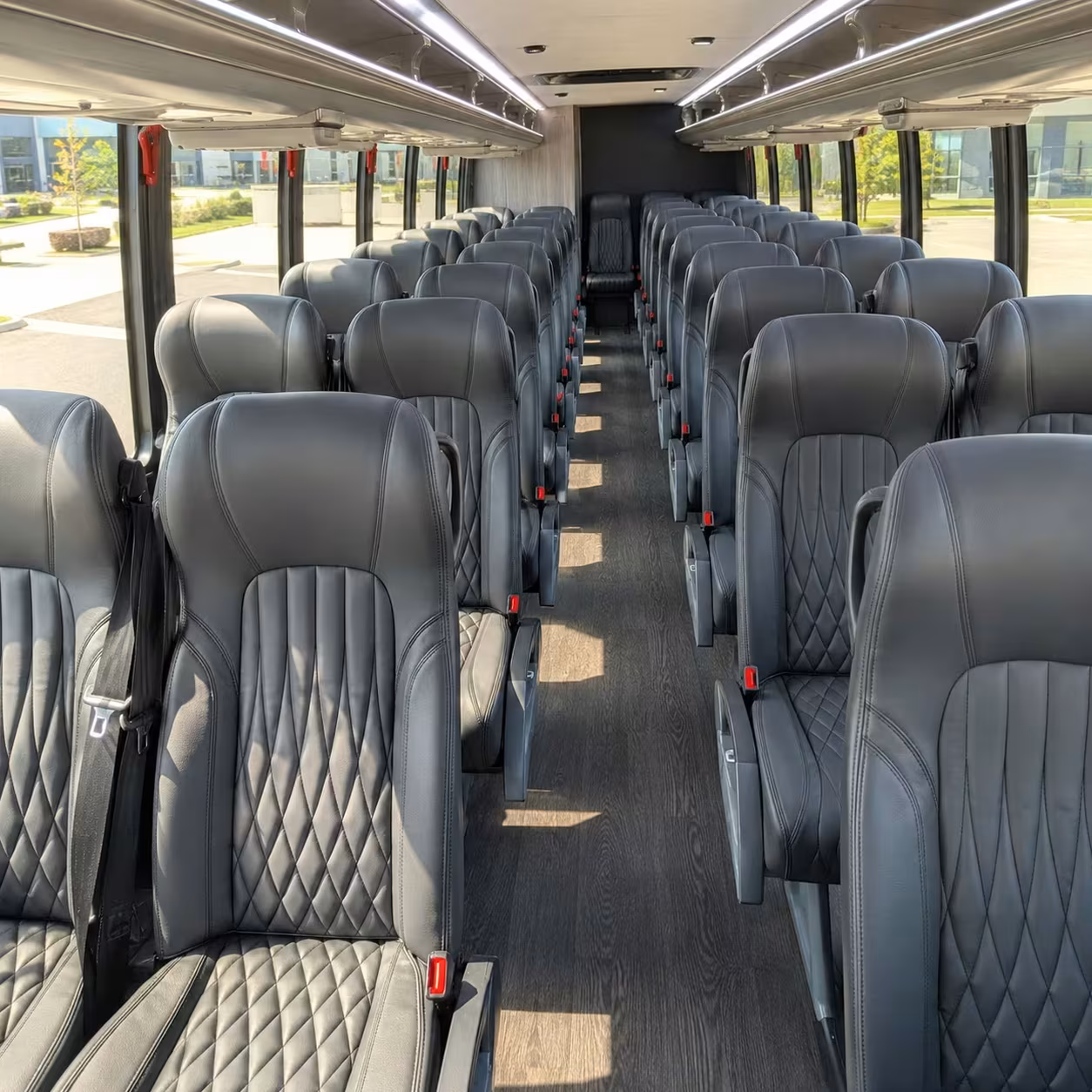 25 passenger minibus interior