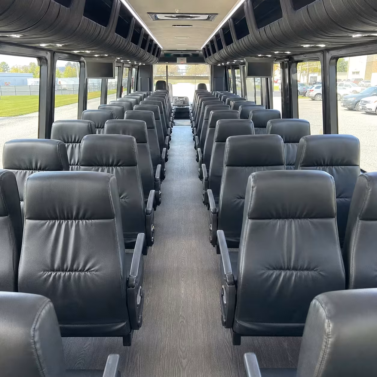 30 passenger minibus inside