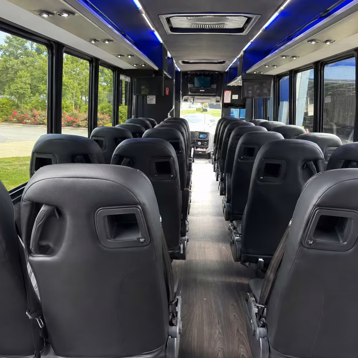 35 passenger minibus interior