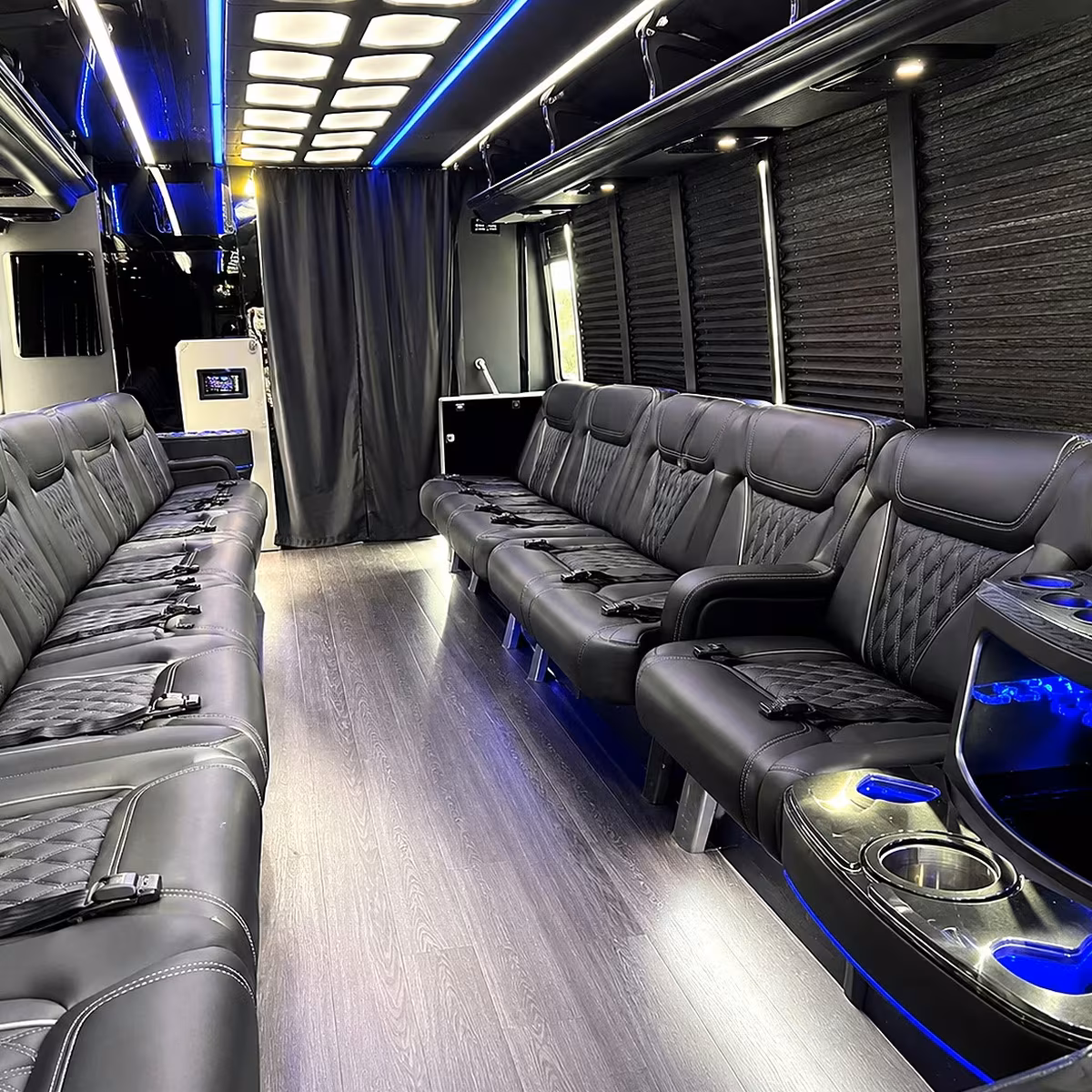 party bus interior
