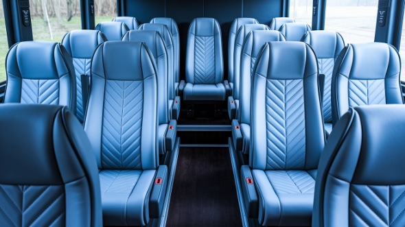 28 passenger minibus interior