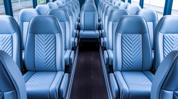 bryan 18 passenger minibus interior