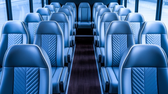 bryan 35 passenger minibus inside