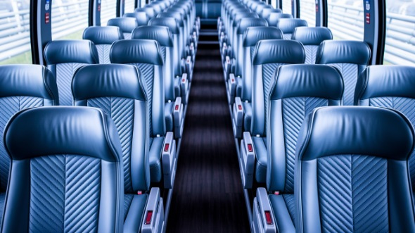 bryan 50 passenger charter bus interior