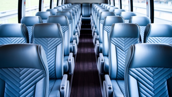bryan 55 passenger charter bus interior
