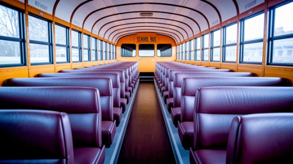 bryan school bus rental inside